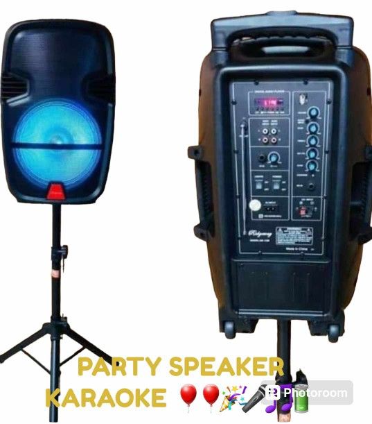 BLUETOOTH PARTY KARAOKE SPEAKER ππ₯³πβ¨οΈππ€πΆ