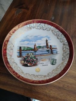 Vintage Lindau Bodensee souvenir plate