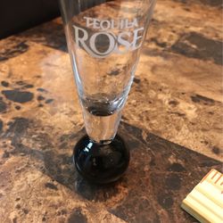 Vintage Tequila Rose Bubble Base Shot Glass