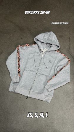 burberry zip up