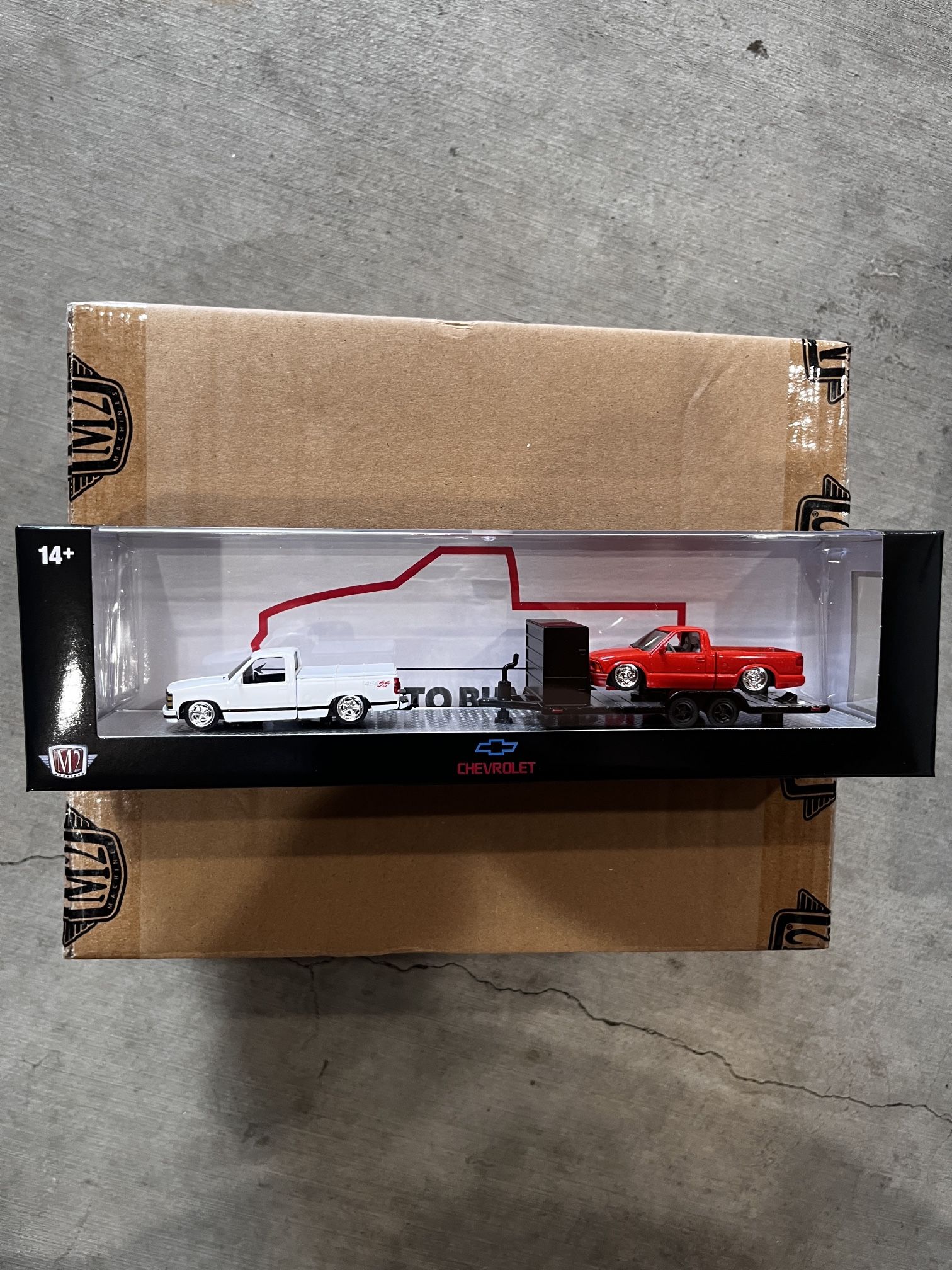 M2 Machines 1:64 1995 Chevrolet S10 Custom & 1993 Chevrolet C1500 SS454 Auto-Haulers Release 95
