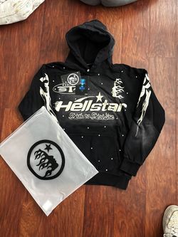 Balck and white Hellstar Hoddie