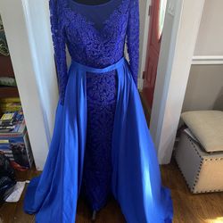 Prom Dress Beaded Beads Bead Fancy Formal Gown Pageant Party Wedding Fancy Dress 