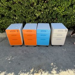 File Cabinet (3 Door) With Key By Poppin