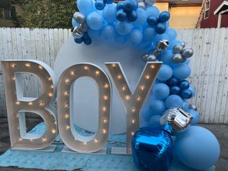 Marquee letters and numbers