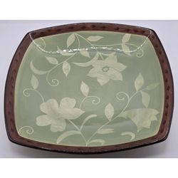Pfaltzgraff Patio Garden Large 16" Stoneware Tray / Platter (2 Small Chips)