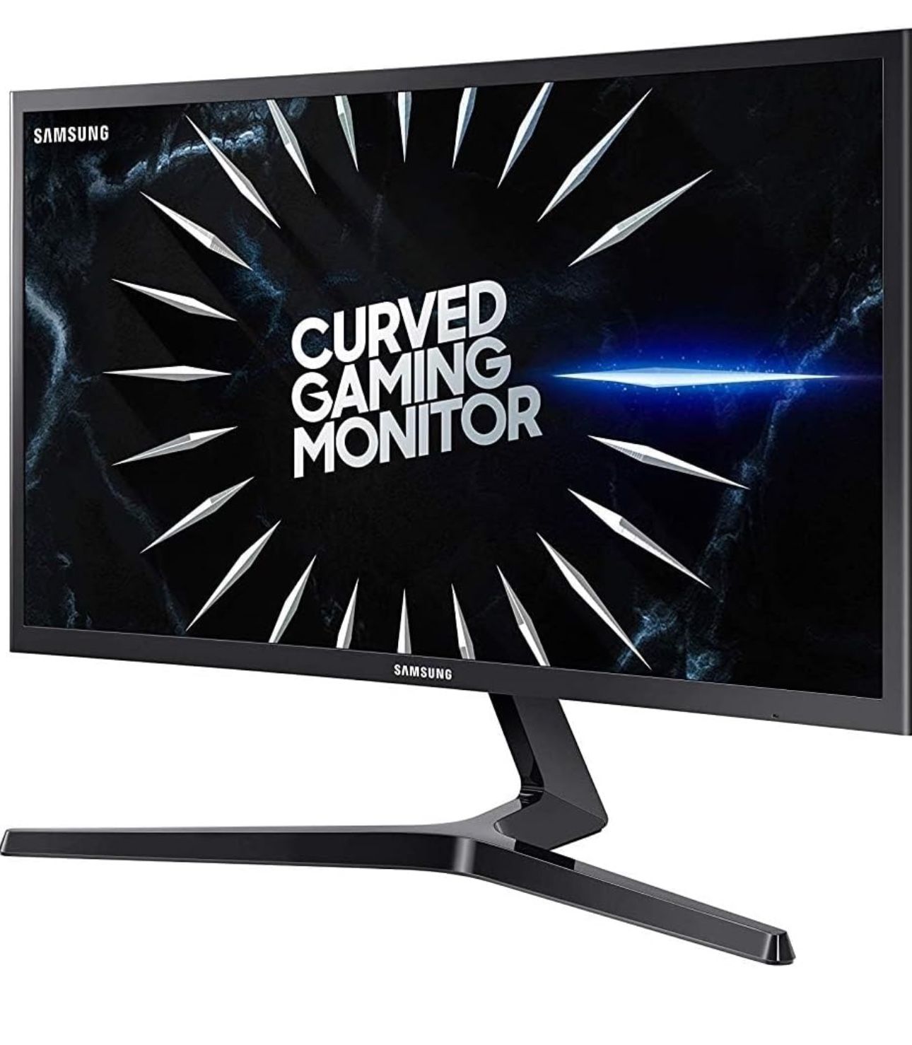 SAMSUNG 24" FHD 1080p CRG5 Curved Gaming Monitor, 144Hz, 4ms, Exclusive Gamer Settings, AMD Radeon FreeSync, Eye Saver Mode, 3000:1 Contrast Ratio, Bl