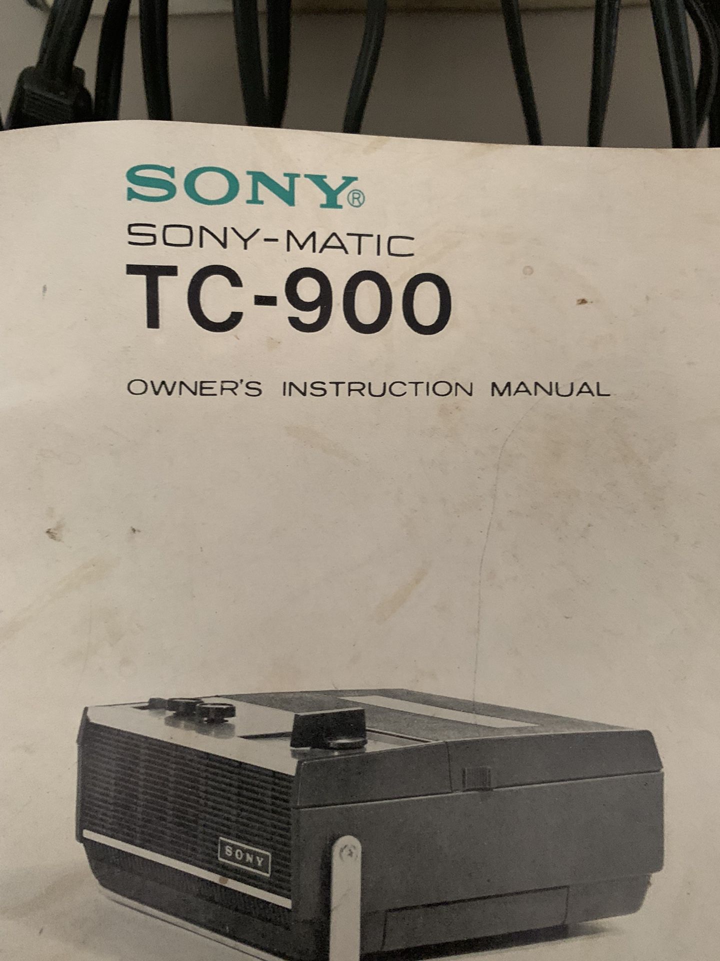 Vintage 1960 Sony TC 900 Reel To Reel