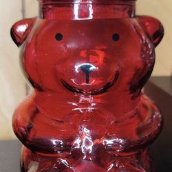 Gummy Bear Glass Jar