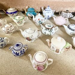Antique Teapot Collection from all over the world!