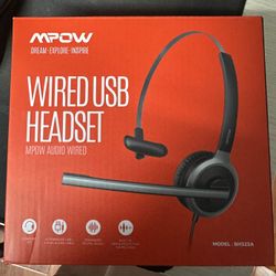 MPOW Wired USB Headset
