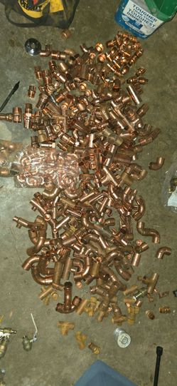 Copper fittings and hangers