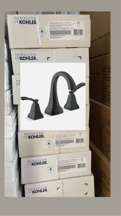 Kohler BATHROOM SINK FAUCET MATTE BLACK FINISH