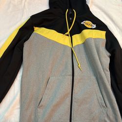 Lakers men NBA Full Zip Hoodie Small