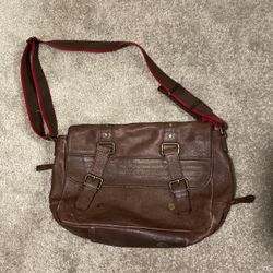 Leather Messenger Bag