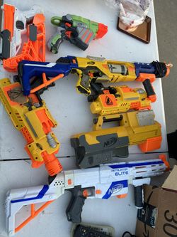 Nerf Guns With Bullets And Mags