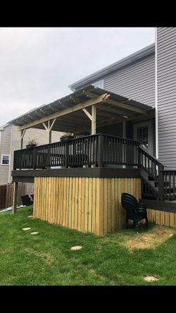 Pergola with cover