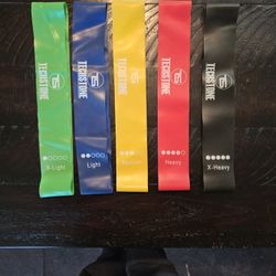 TechStone Resistance Loop Bands – Full Set (5 Levels