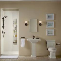 KOHLER
15 in. W x 26 in. H Beveled Single Door Recessed or Surface Mount Medicine Cabinet with Mirror Interior
