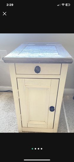 End Table With Charging Outlets