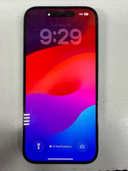 iPhone 15 locked parts only