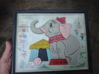 Vintage Elephant Puzzle 