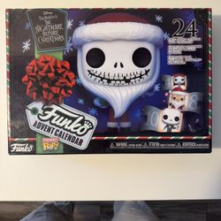 Funko Advent Calendar Nightmare Before Christmas 24 Piece Set Complete Open Box