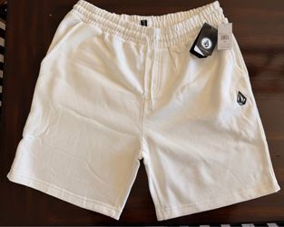 New Men’s Just Chill White Mens Sweat Shorts