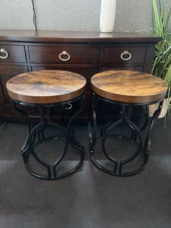 Round End Tables Set Of 2
