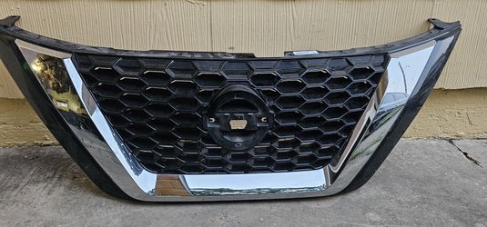 2019-2023 Nissan MURANO FRONT BUMPER UPPER GRILL BLACK W/ CHROME OEM