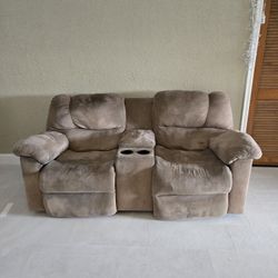 Used Manual Reclining Sofa & Loveseat - $300 - Pick-up Only In Sylmar