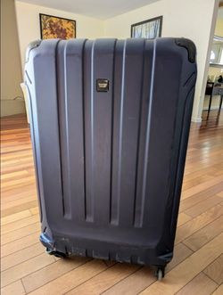 jumbo oversized DAMAGED rolling suitcase luggage travel bag (great for moving or storage)