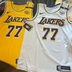 Lakers Luka Doncic Jersey S M L XL XXL 