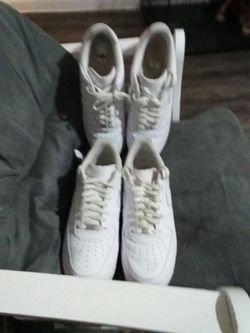White Nike air forces