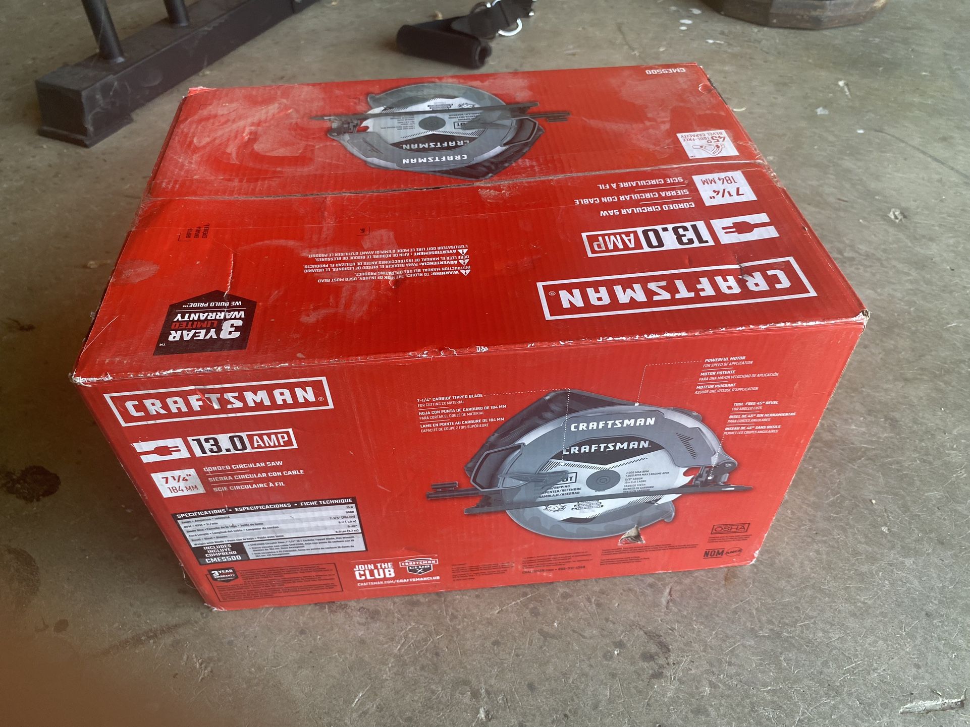 CORDEO CIRCULAR SAW Craftsman