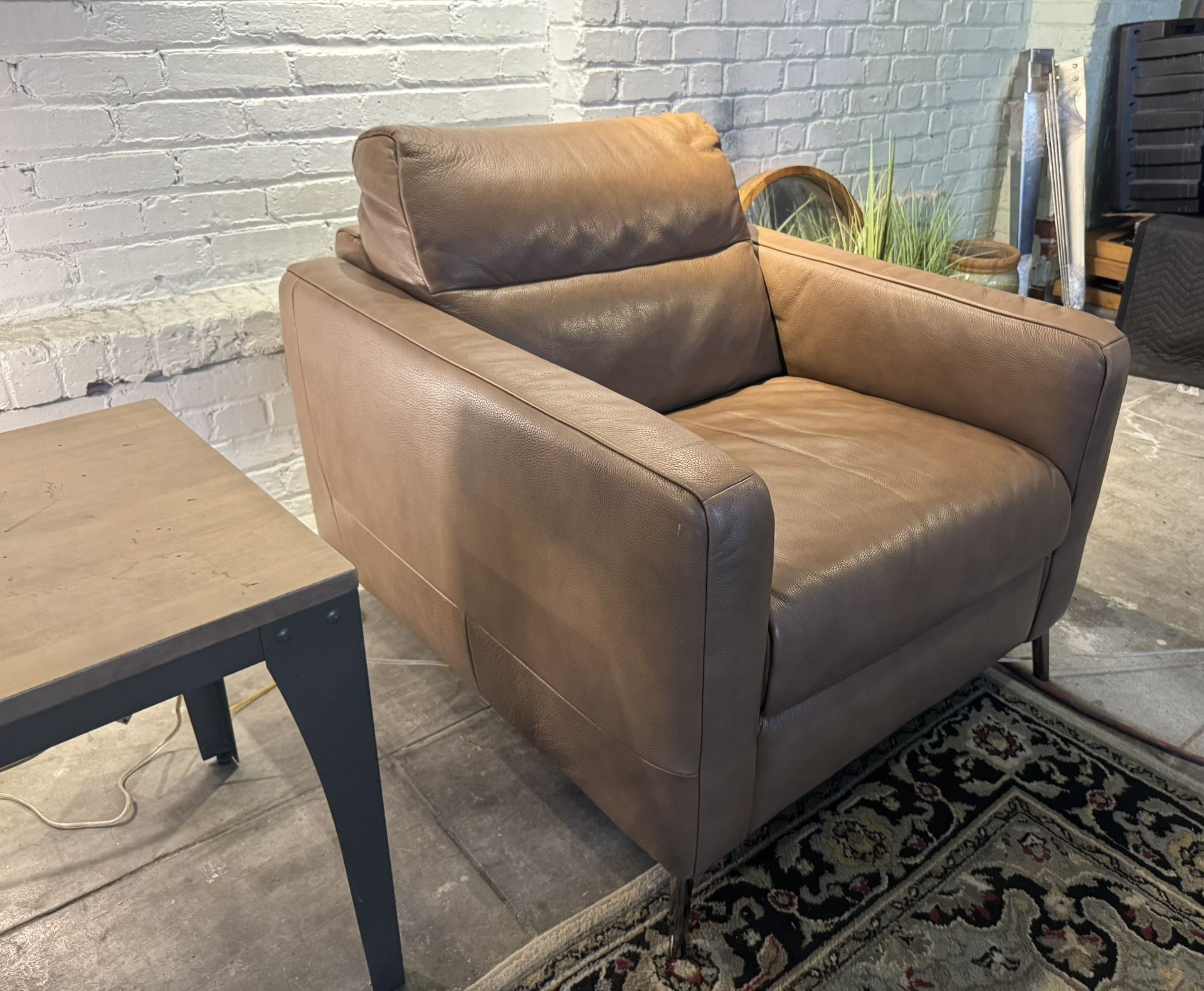 Italian Leather Natuzzi Editions Armchair