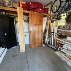 Custom made door   - alder  