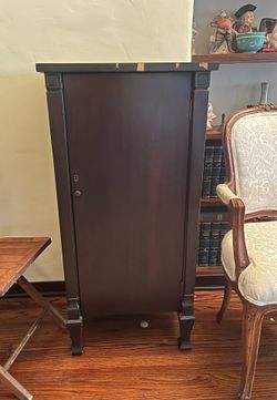 Vintage Wooden Cabinet 10 Shelves