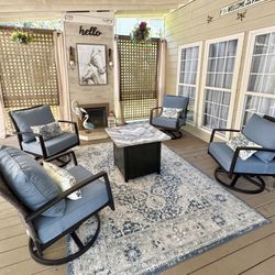 Fire Pit Patio Furniture Set FREE DELIVERY 