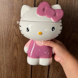 Hello Kitty Ceramic Cookie Jar
