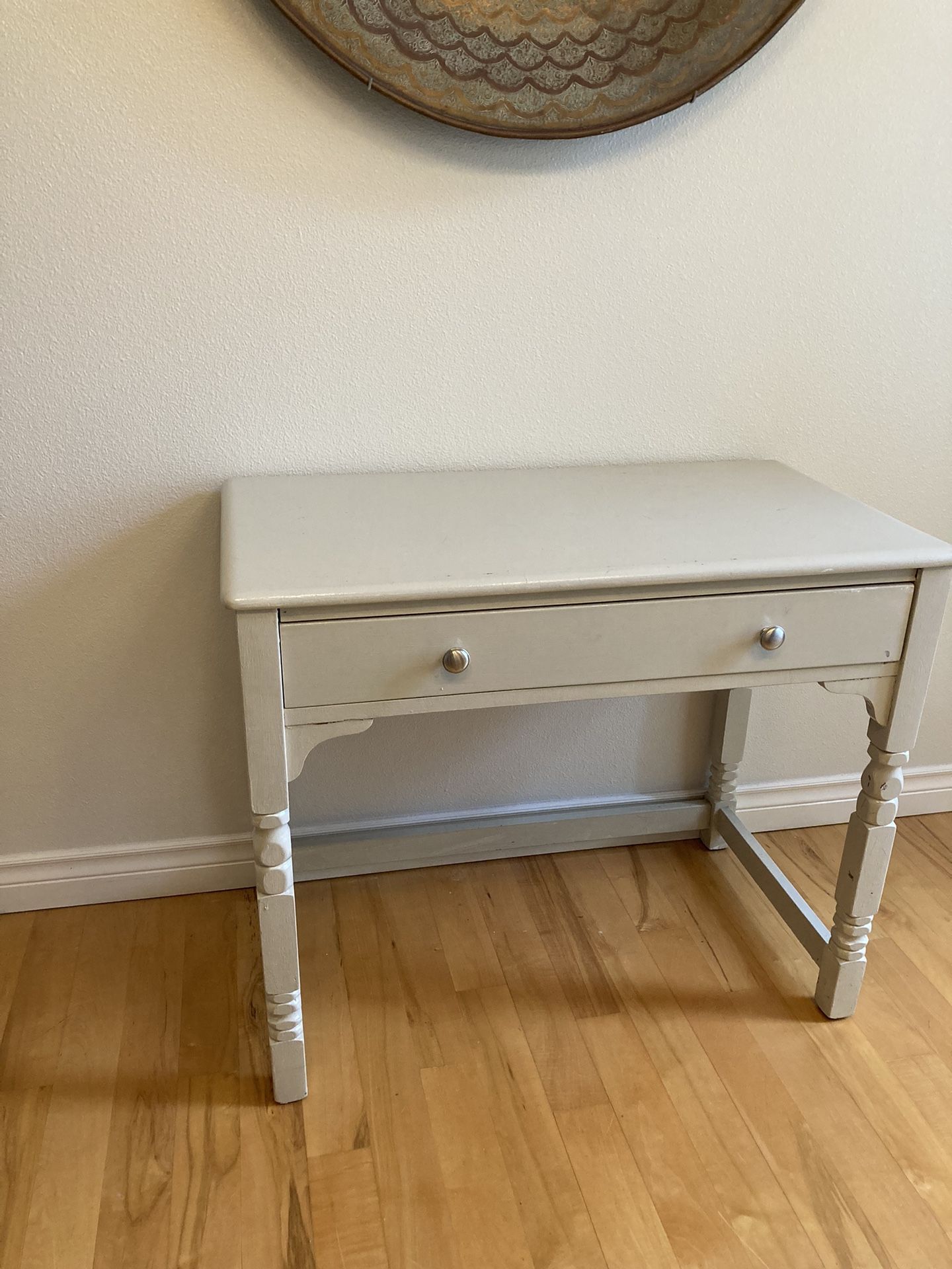 Beautiful Small Solid Wood Desk Or Table!