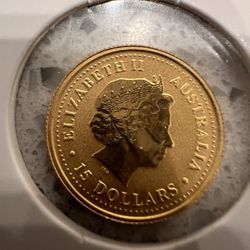 2003 Australian Kangaroo Gold Coin