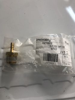 Compressor check valve