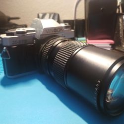 Minolta X-370 With Toyo 80-200mm Lens | Tested Working 