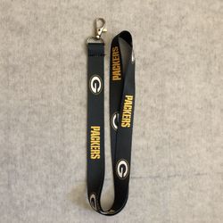 Green Bay Packers Lanyard Keychain
