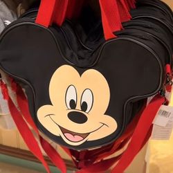 2026 Disney Parks Mickey Mouse Character Mini Tote Bag W/ Crossbody Strap NWT
