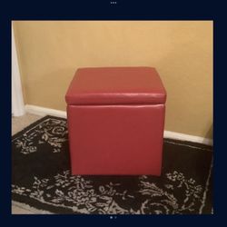 Storage Cube Faux Leather Organize Furniture Ottoman 