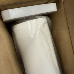 Gloss piano white car vinyl wrap 60 ft
