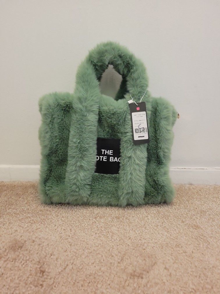 Faux Fur Tote Bag