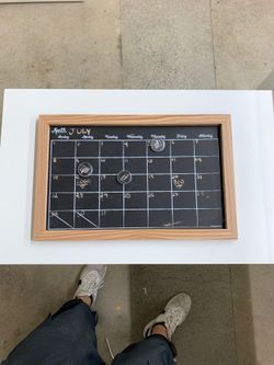 Chalkboard Calendar